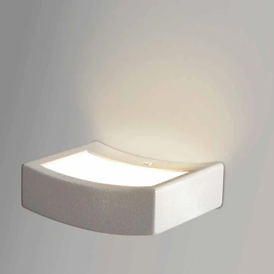 Lampa de perete moderne din oțel de proiectare Ø13xh.3,5xsp.10 cm Osea Viadurini