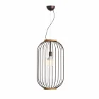 lampa de perete din oțel Ø35xh.70xL.cavo100 cm Bibiana Viadurini