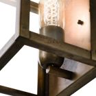Lampa de perete din fier stil industrial London Il Fanale Viadurini