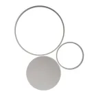 Aplică din metal vopsit cu design modern LED - Punto Viadurini