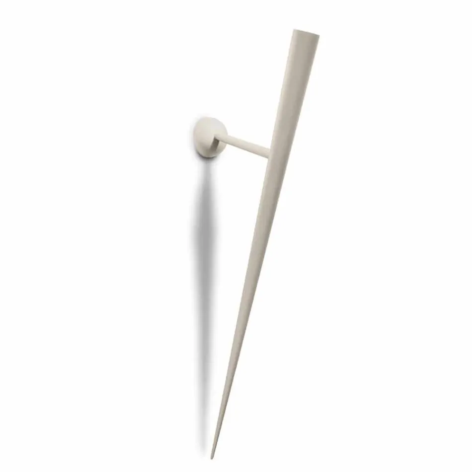 Lampă de perete din metal vopsit cu LED integrat Fabricat în Italia - Tron Viadurini