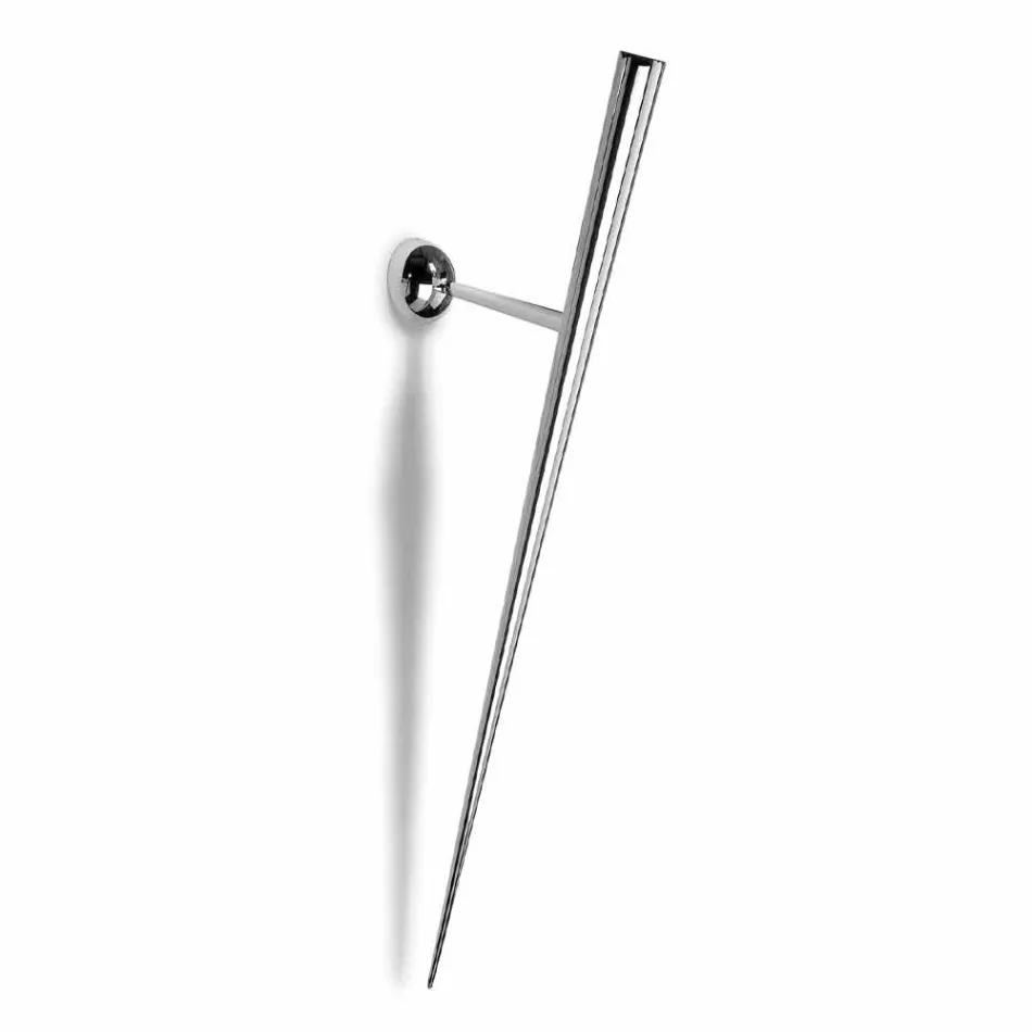 Lampă de perete din metal vopsit cu LED integrat Fabricat în Italia - Tron Viadurini