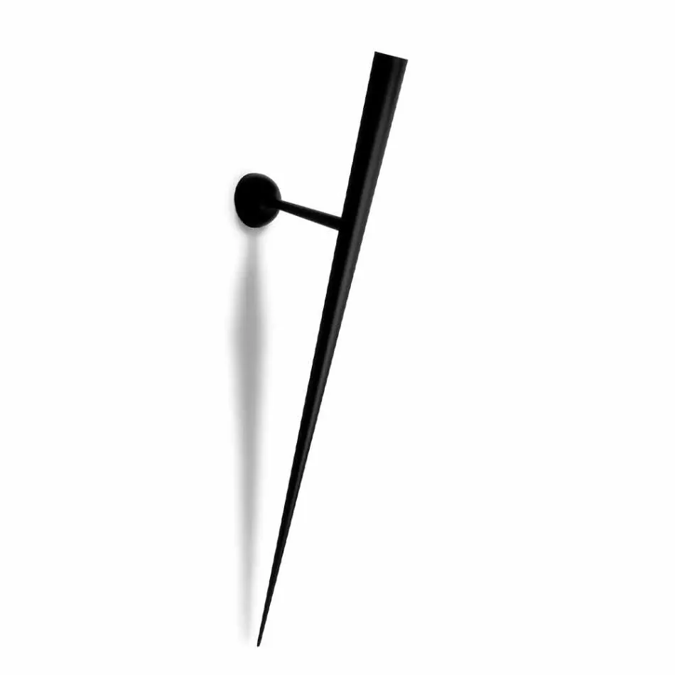 Lampă de perete din metal vopsit cu LED integrat Fabricat în Italia - Tron Viadurini