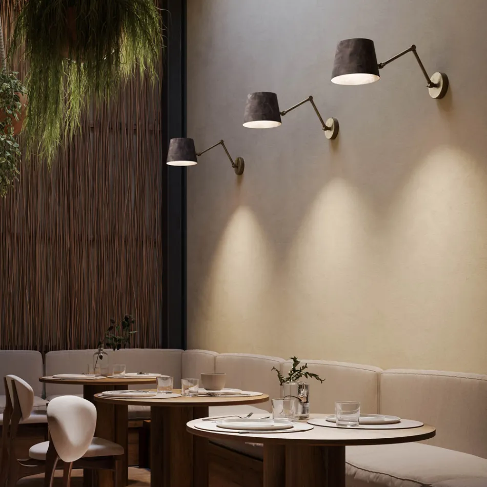 Aplic industrial reglabil Reporter Il Fanale Viadurini