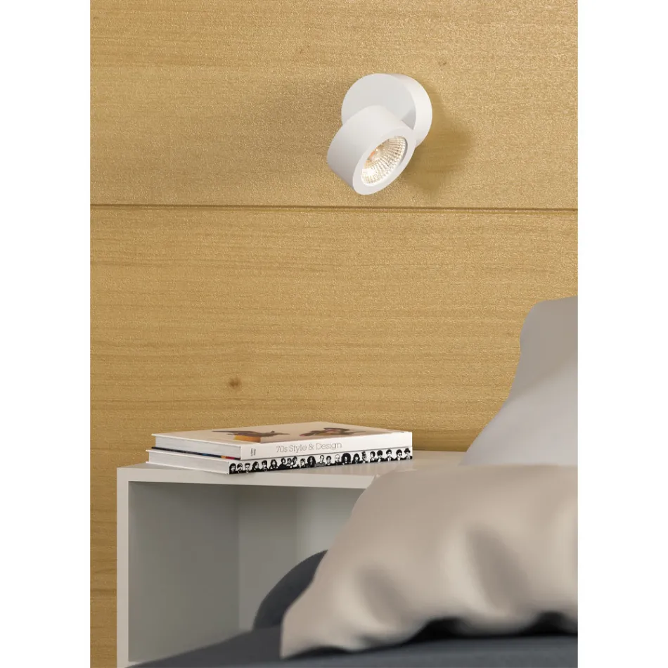 Aplică LED de 14W pentru interior din aluminiu alb sau negru - China Viadurini