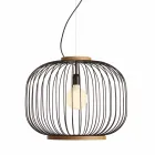 lampă de perete modern, din oțel Ø48xh.40xL.cavo100 cm Beren Viadurini