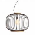 pandantiv lampa Contemporan din oțel 48x H40x L.cavo100 cm Beren