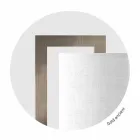 Lampă de perete modernă din metal cu abajur din in Made in Italy - Bali Viadurini