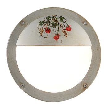 Lampa Rotunda de Gradina Pictata Manual din Aluminiu - Brindisi
