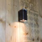 Aplica de perete realizată manual din fier negru Fabricat în Italia - Cubino Viadurini