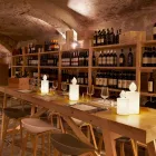 Lampă de masă cu led alb Design lumânare luminoasă de Slide - Flame Viadurini