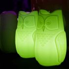 Slide Bubo lampă de masă colorată de design de owl făcute în Italia Viadurini