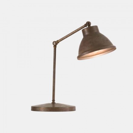 Lampă de masă cu îmbinare din alamă și fier Design vintage - Loft de Il Fanale Viadurini