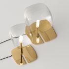 Lampă de masă cu structură metalică lucioasă Made in Italy - Donatina Viadurini
