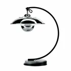 Lampă de masă cu structură din stejar și metal Made in Italy - Lumetto Viadurini