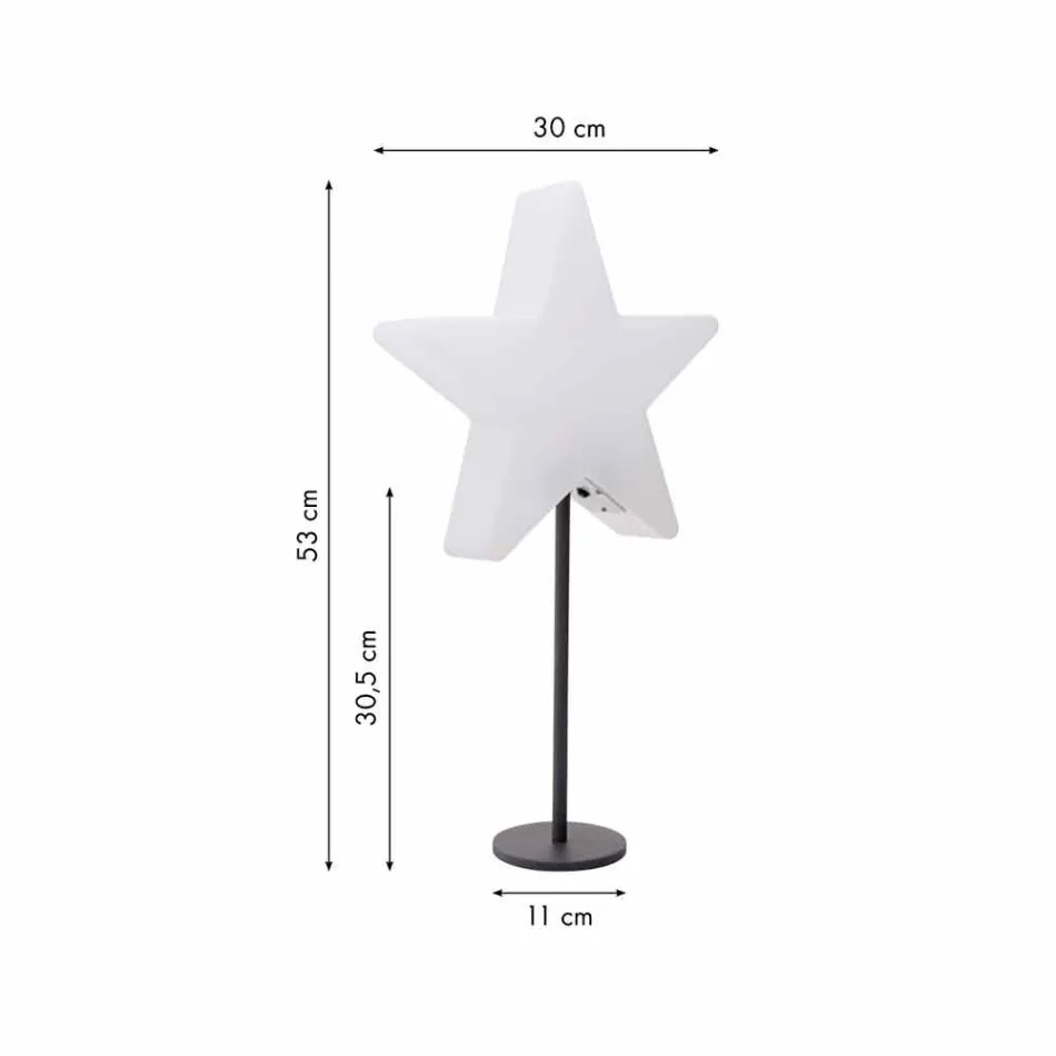 Lampă de masă Star Design modernă cu sau fără piedestal - Littlestar Viadurini