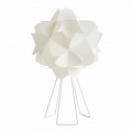 Lampa de masa moderna perla de design alb, cu diametrul de 46 cm Kaly