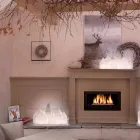 Lampă de masă de design cu casă cu LED-uri albe sau roșii Slide de design - Kuusi Viadurini