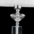 Lampa de design din sticlă și cristal de masă Ivy, realizate în Italia Viadurini