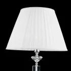 Lampa de design din sticlă și cristal de masă Ivy, realizate în Italia Viadurini