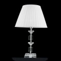 Lampa de design din sticlă și cristal de masă Ivy, realizate în Italia