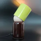 Lampa de masă ceramică de design modern fabricată în Italia Asia Viadurini