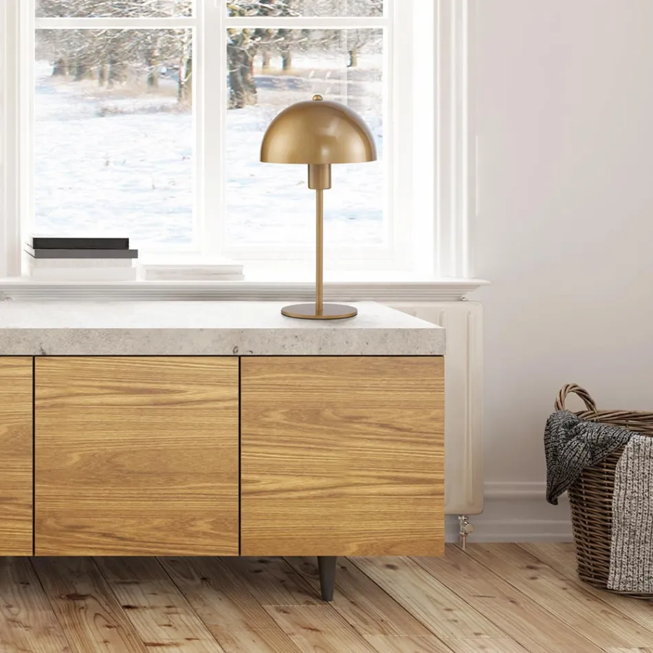 Lampa de Masa din Otel Vopsit in Diferite Finisaje - Giulia Viadurini