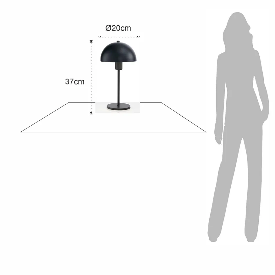 Lampa de Masa din Otel Vopsit in Diferite Finisaje - Giulia Viadurini