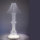 Lampă de masă Aurel din plexiglas în două dimensiuni, fabricată în Italia Viadurini