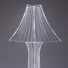 Lampă de masă Aurel din plexiglas în două dimensiuni, fabricată în Italia Viadurini
