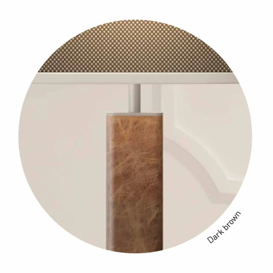 Lampă de masă din metal cu abajur din țesătură Made in Italy - Jump Viadurini