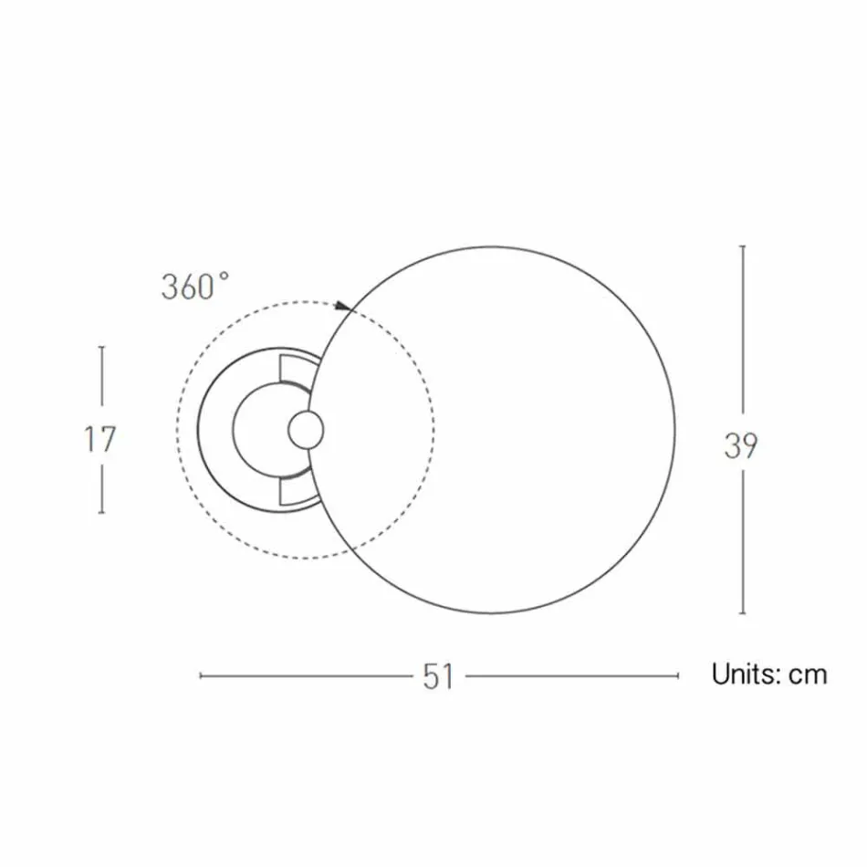 Lampă de masă în crom sau metal negru cu LED Fabricat în Italia - Orlando Viadurini