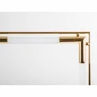 Lampă de masă din alamă și rășină cu bază de marmură Made in Italy - Quizza Viadurini