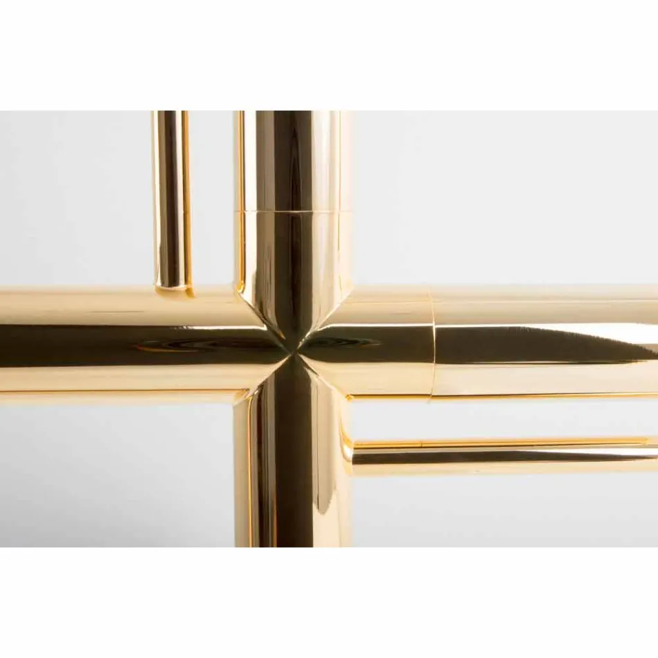 Lampă de masă din alamă și rășină cu bază de marmură Made in Italy - Quizza Viadurini