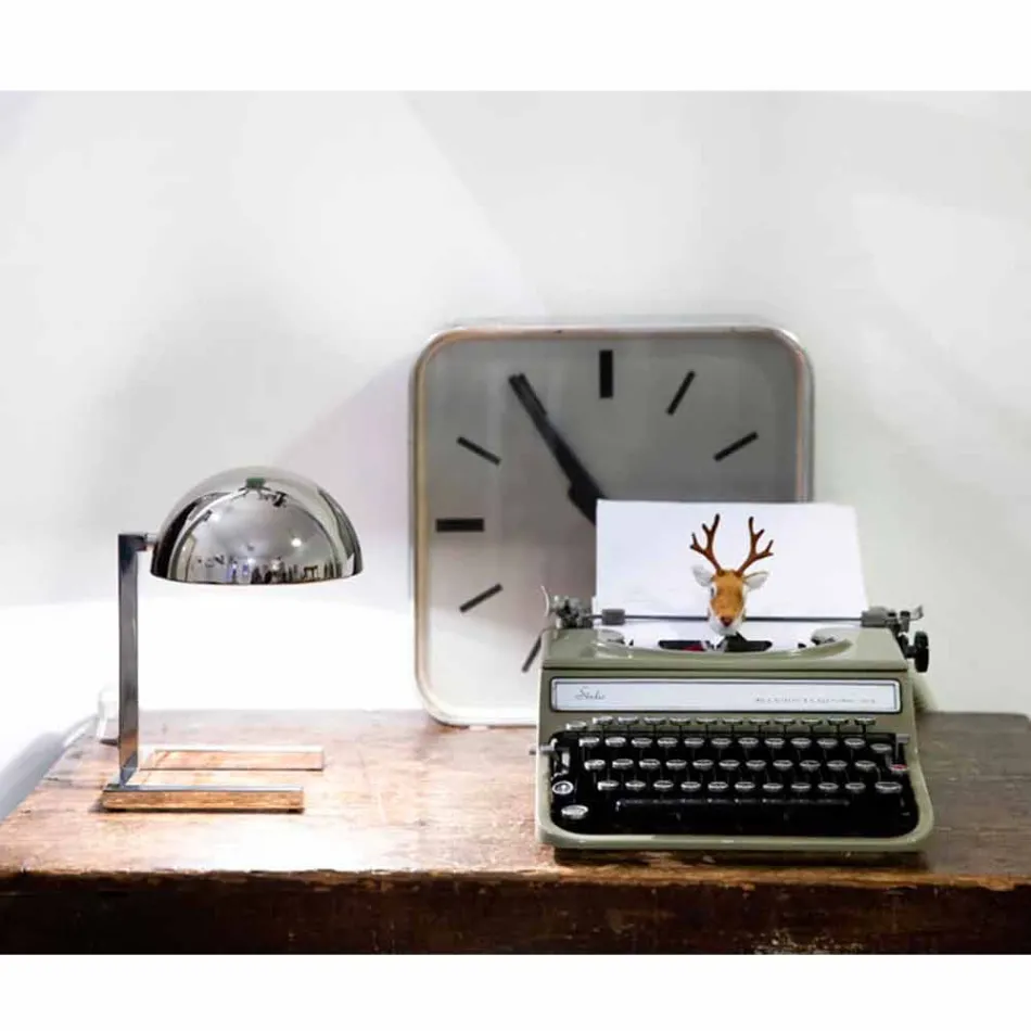 Lampă de masă din alamă cu finisaj auriu sau paladiu Fabricat în Italia - Adana Viadurini