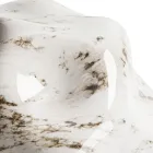 Lampa de masa din alama inchisa si sticla de piatra Made in Italy - Bottega Viadurini