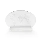 Lampă de masă din plexiglas alimentată cu LED Fabricată în Italia - Rapunzel Viadurini