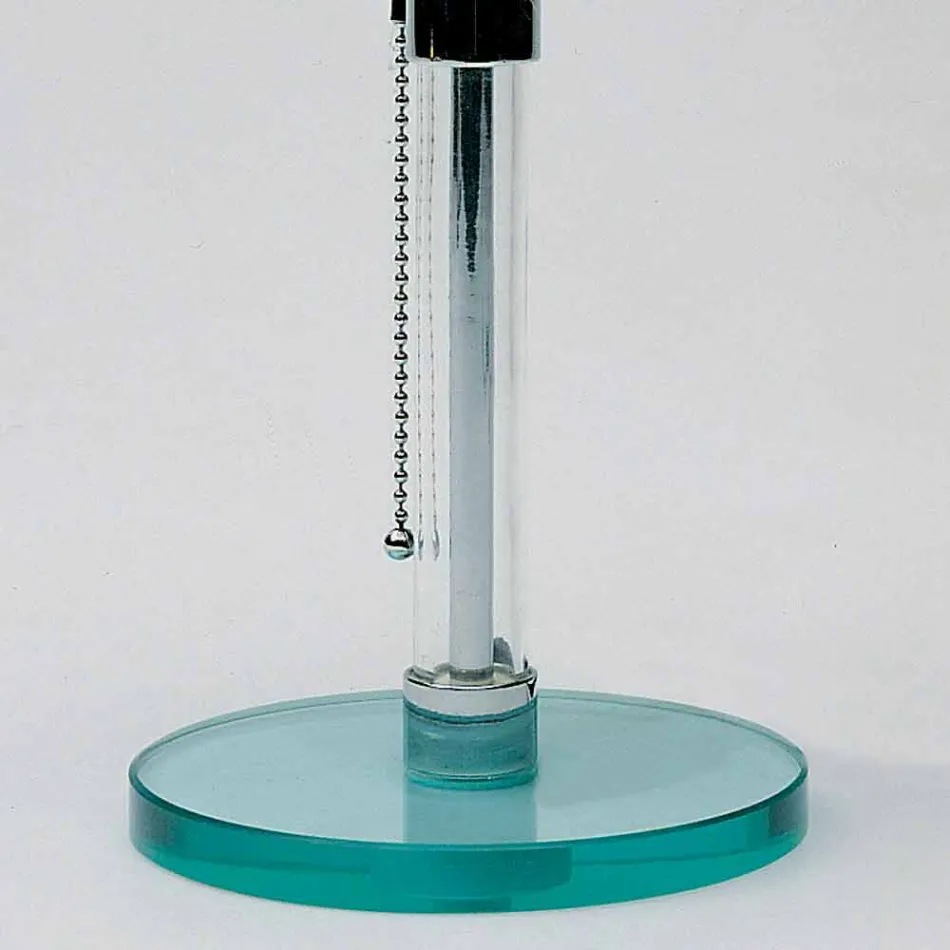 Lampă de masă din sticlă cu umbră opală Made in Italy - Dacca Viadurini