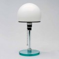 Lampă de masă din sticlă cu umbră opală Made in Italy - Dacca