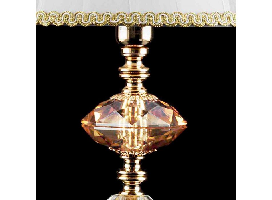 Sticla de masă Lampă și Crystal Belle, made in Italy Viadurini