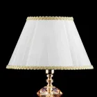 Sticla de masă Lampă și Crystal Belle, made in Italy Viadurini