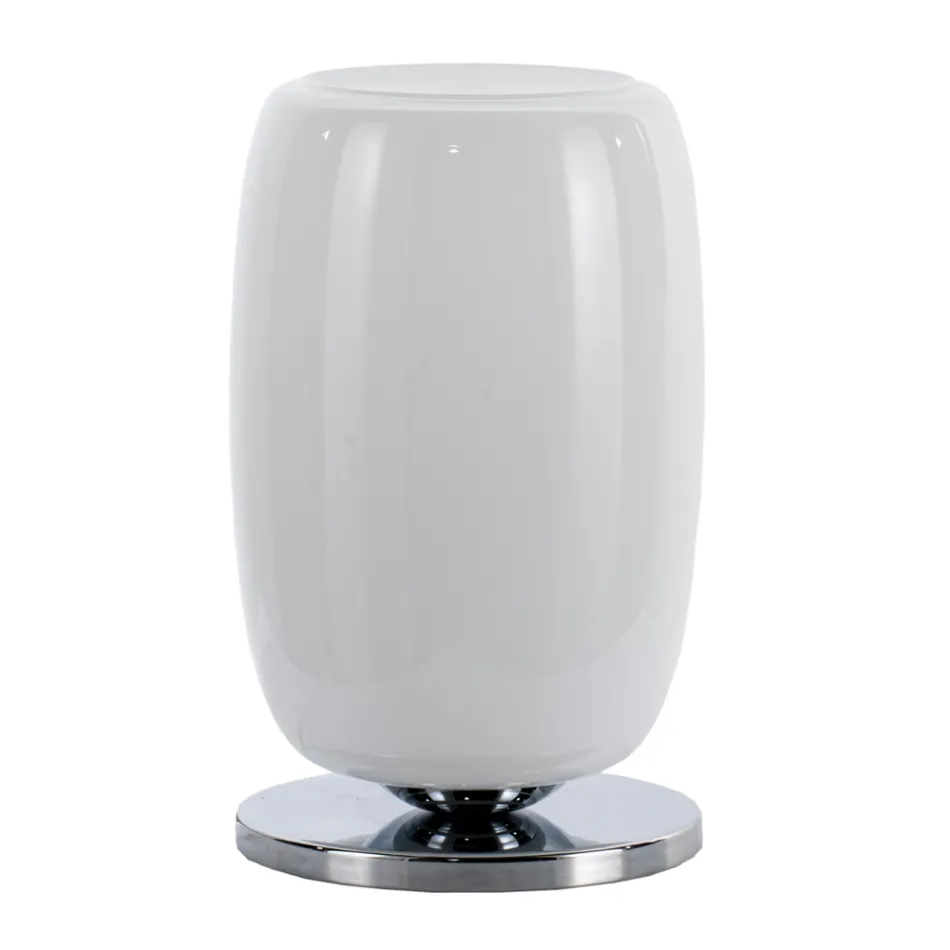 Lampa de masa din sticla suflata manual la Venetia 16 22 cm - bambus Viadurini