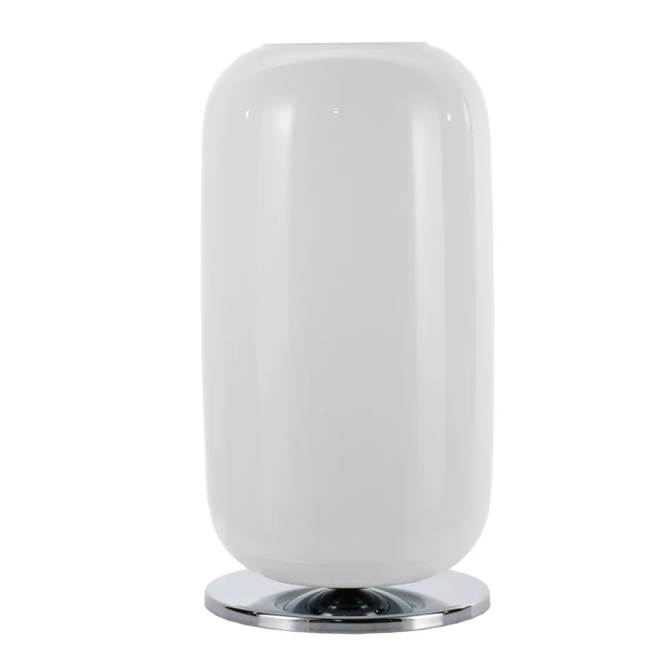 Lampa de masa din sticla suflata manual la Venetia 16 22 cm - bambus Viadurini