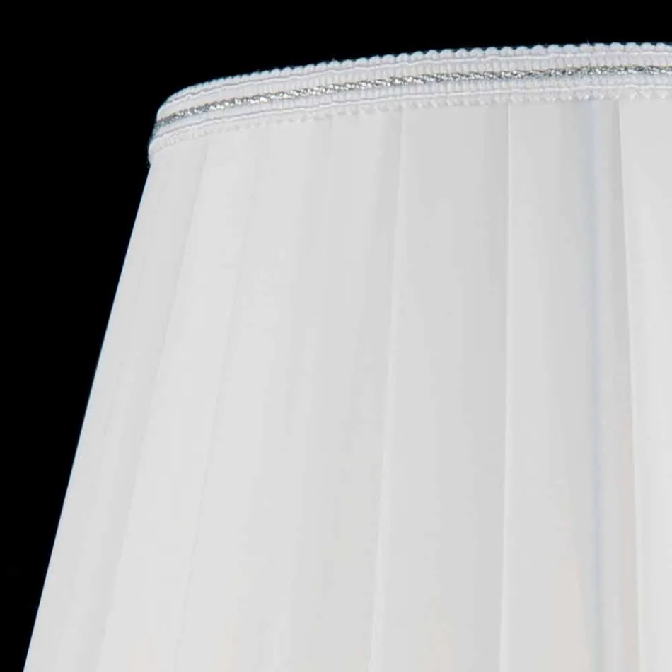 Lampa în masă de sticlă transparentă și Cristallo Ivy, a făcut în Italia Viadurini