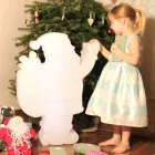 Lampă de masă cu design modern în formă de Moș Crăciun - Babbostar Viadurini