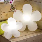 Lampă de masă sau podea cu design modern din plastic alb - Fiorestar Viadurini