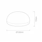 Lampa de Masa Portabila 1W Led cu Incarcare USB 2 Piese - Zecchino Viadurini