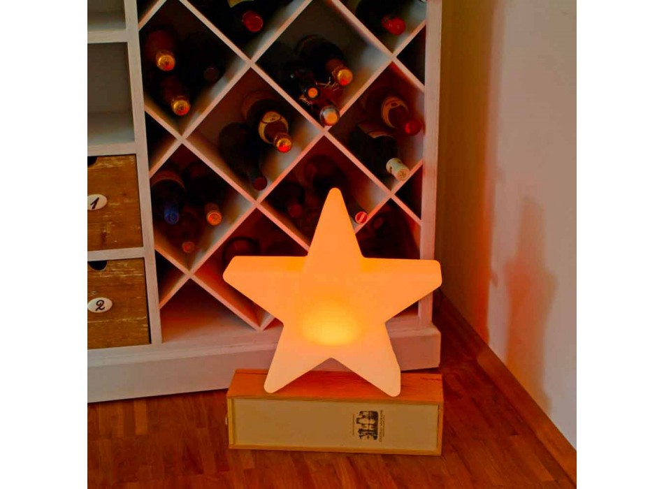 Lampă de masă din polietilenă sau LED Star Design - Ringostar Viadurini