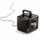 Lampă de masă ceramică stil industrial și Ferro Valerie Viadurini