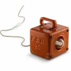 Lampă de masă ceramică stil industrial și Ferro Valerie Viadurini